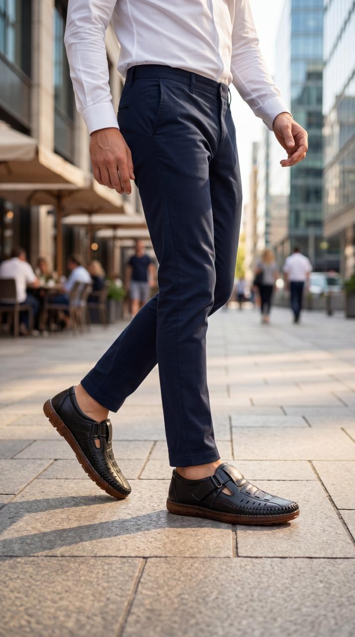 Men's Flexible Sole Fisherman Sandals